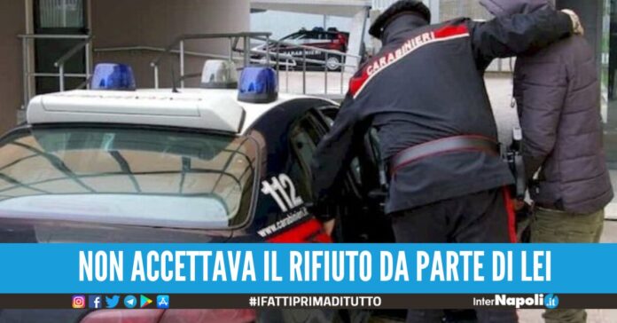 perseguita una donna salernitano