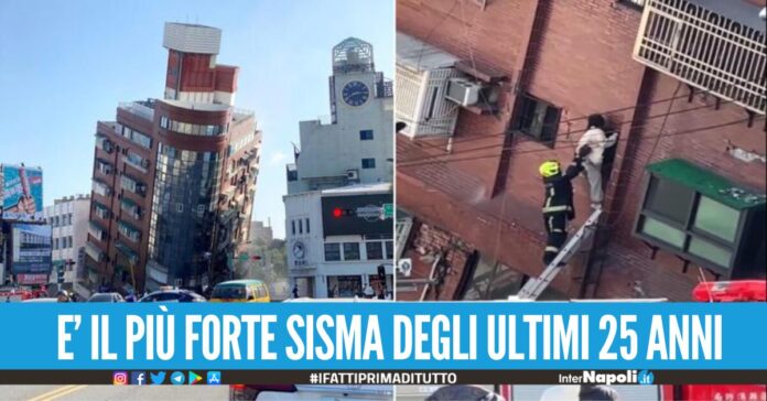 Terribile terremoto a Taiwan, scossa 7.4 centinaia di morti e feriti. Rischio tsunami