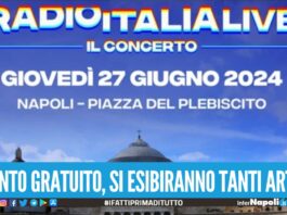 Torna il concerto di Radio Italia Live, per la prima volta a Napoli in piazza del Plebiscito