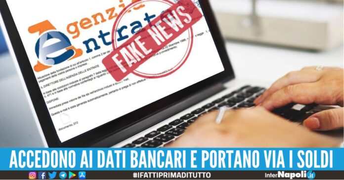 mail truffa agenzia entrate phishing