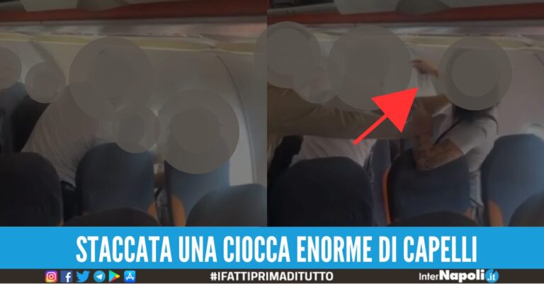 VIDEO – Lite con strascino sul volo Napoli-Ibiza: “Sei una zoc***a!”