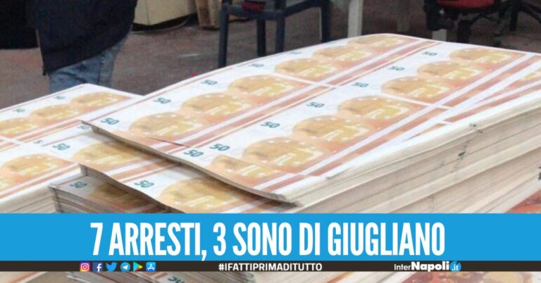 A Napoli gli specialisti dei 50 euro falsi, la banda dormiva e mangiava nel capannone per non fermare la produzione