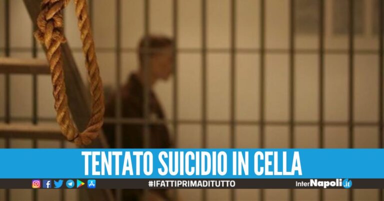 Si lega un cappio al collo nel carcere di Benevento, detenuto napoletano salvato in extremis