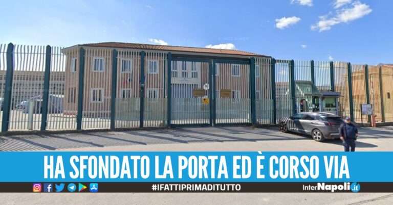 Tentata evasione dal carcere di Avellino, detenuto bloccato prima dell’uscita