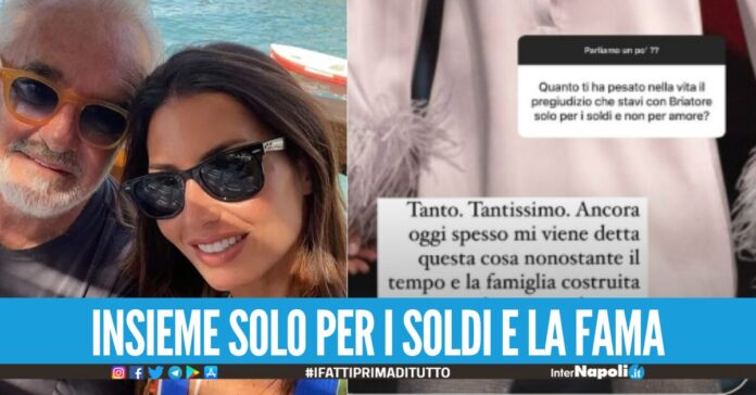a conduttrice ha risposto con molta serenità e senza lanciare frecciatine: «Tanto. Tantissimo. Ancora oggi spesso mi viene detta questa cosa nonostante il tempo e la famiglia costruita e un lavoro totalmente indipendente dalla relazione».