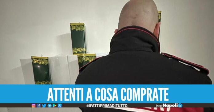 Sequestrati 900 lt di olio contraffatto a Caivano grazie al servizio di Luca Abete