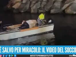 Caduta in mare a via Caracciolo. Uomo salvato dai soccorritori per miracolo sul lungomare di Napoli