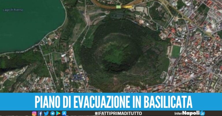 In caso di rischio terremoto pericoloso l'evacuazione porterà gli abitanti in Basilicata e Calabria.