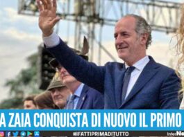 Luca Zaia di nuovo in testa alla classifica che lo promuove come il presidente preferito dagli italiani.