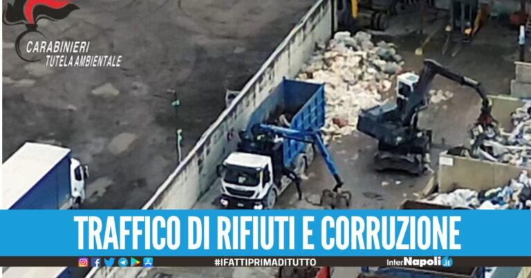 Rifiuti industriali smaltiti nello Stir di Tufino a spese dello Stato, 12 arresti nel Napoletano