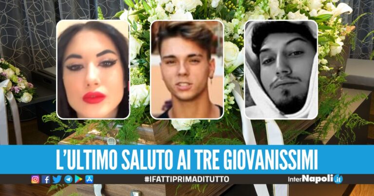 Filomena, Dimitri e Robert morti nel tragico incidente: oggi i funerali ad Aversa e Villa Literno