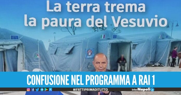 Gaffe a Porta a Porta Bruno Vespa confonde i Campi Flegrei con il Vesuvio