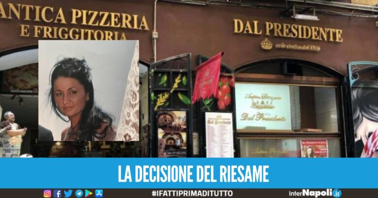 Pizzeria nelle mani del clan, scarcerata Deborah Capasso