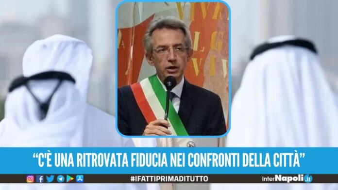Arabi pronti a investire a Napoli, il sindaco Manfredi: 