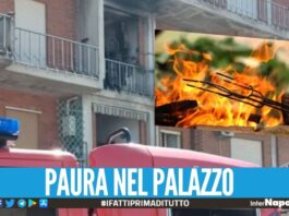 Lascia il barbecue acceso, scoppia l'incendio a San Giorgio a Cremano