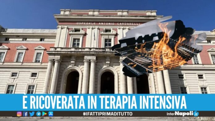 Accende il barbecue e si ustiona gravemente, 41enne ricoverata al Cardarelli