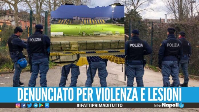 Scontri dopo la partita Giugliano-Taranto, daspo per un tifoso