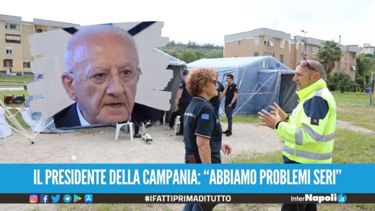 Emergenza nei Campi Flegrei, De Luca: "Chiederemo una mobilitazione straordinaria"