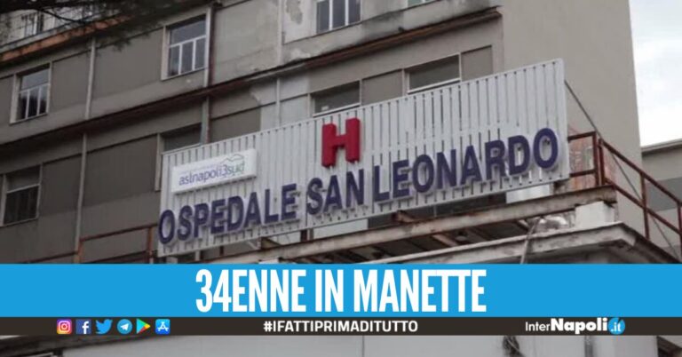 Follia a Castellammare, aggredisce un medico e si barrica nella stanza dell’ospedale