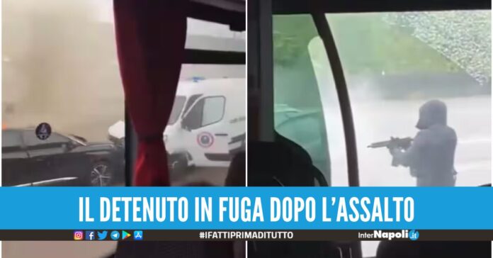 assalto furgone penitenziaria francia