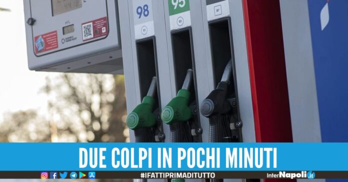 rapine distributori di benzina fuorigrotta