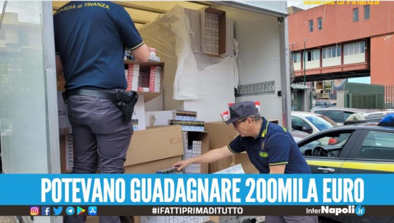 Sequestrati 1800 kg di sigarette tra Napoli e Caserta, colpo ai contrabbandieri