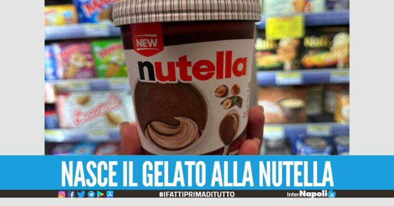 A Napoli la presentazione di 'Nutella Ice Cream', il gelato al gusto della crema di nocciola