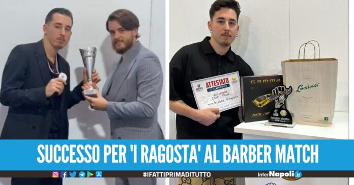 Ancora successo per 'I Ragosta', Simone si aggiudica il secondo posto nella categoria Croop Fade