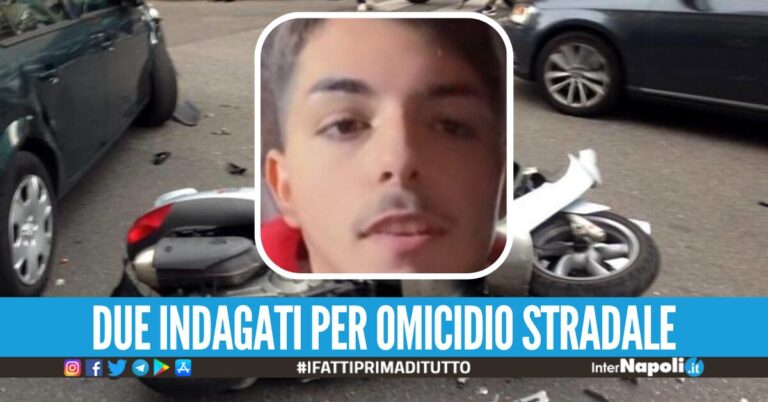 Antonio morto a 16 anni nell’incidente a Scampia, indagati due automobilisti