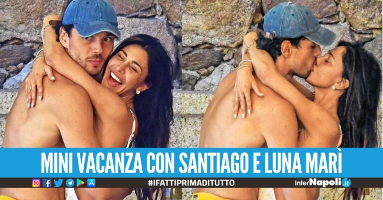 Belen esce allo scoperto col nuovo fidanzato, baci in Sardegna con Angelo Galvano