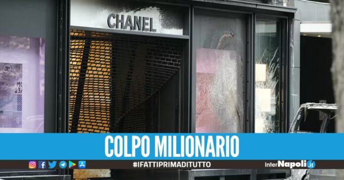 La boutique Chanel vittima del furto