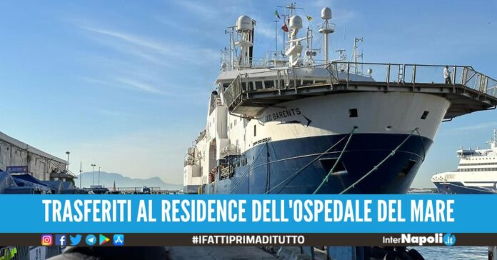 Concluse le operazioni di sbarco dei 48 migranti al Porto di Napoli
