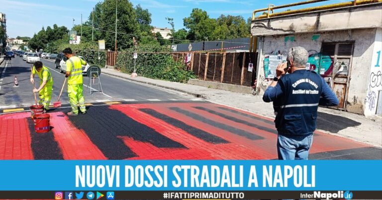 Su tre strade di Napoli parte l'installazione di dossi stradali che oltre a limitare la velocità dei veicoli, aiuteranno a prevenire potenziali incidenti