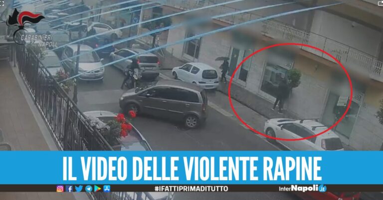 Sgominata banda di rapinatori nel Napoletano, 7 arresti: tra le vittime imprenditori, commercianti o agenti di commercio