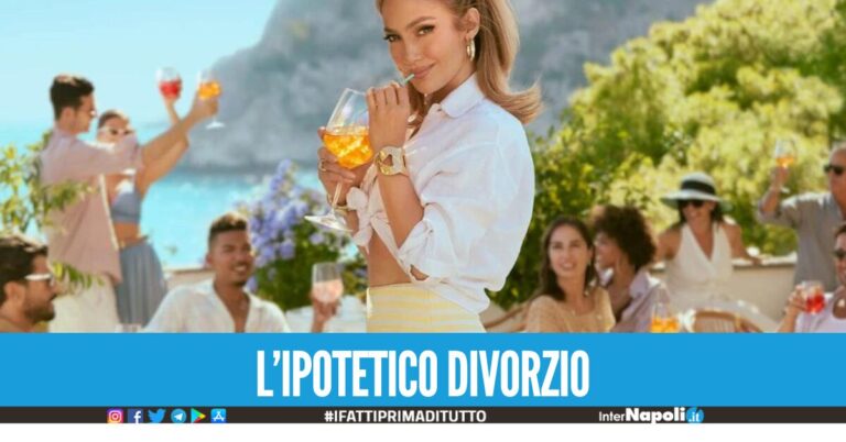 Jennifer Lopez in Costiera Sorrentina senza Ben Affleck, voci sul divorzio
