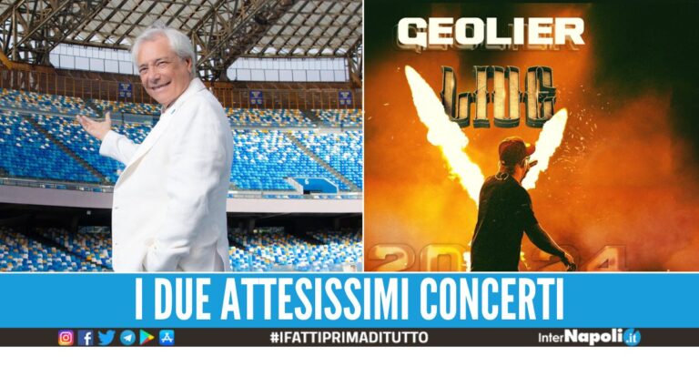 Corse straordinarie della Metro per i concerti di Nino D'Angelo e Geolier