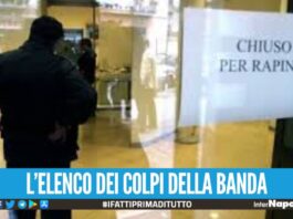 Rapine in banca da 300mila euro, 4 indagati di Napoli e Giugliano a processo