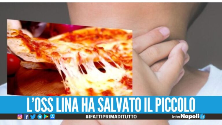 Rischia di soffocare con la pizza, bimbo salvato a Sant'Agata de' Goti