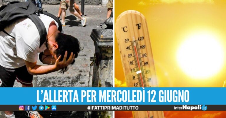 Ondata di calore su Napoli, scatta l’allerta gialla in città: previsti oltre 32 gradi