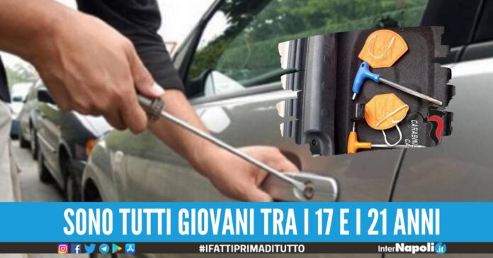 ladri d'auto caivano caserta