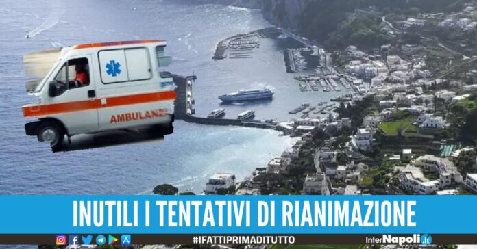 turista morta a capri