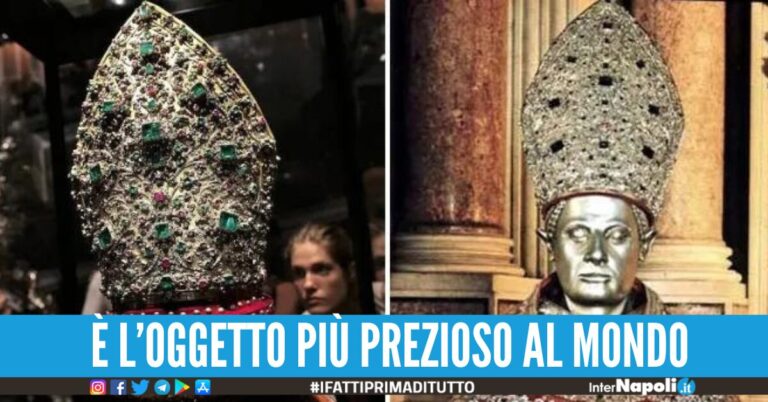 Al di là del Tesoro di San Gennaro Napoli possiede anche l'oggetto più prezioso al mondo: la Mitra ingioiellata.