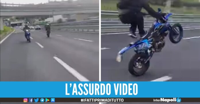 tangenziale di napoli evoluzioni e impennate