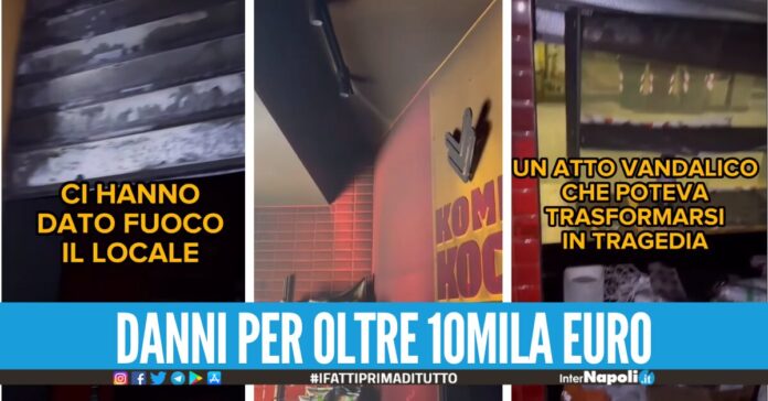 Raid a Napoli, in fiamme Komm Koce Street food Siamo sconvolti