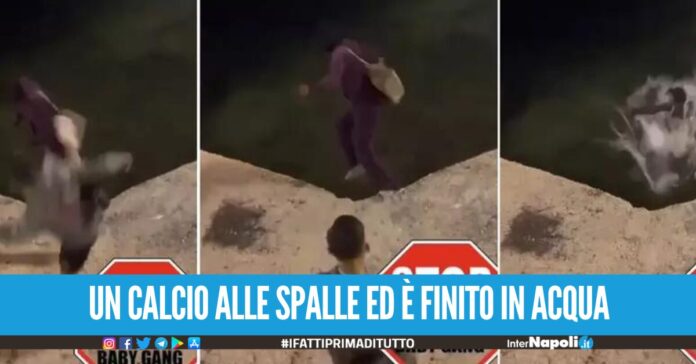 Vergogna a Bari, disabile gettato in mare a calci il video finisce sui social
