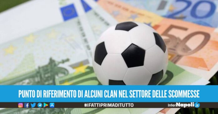 Scommetteva i soldi dei clan di camorra, sequestro da 109mila euro