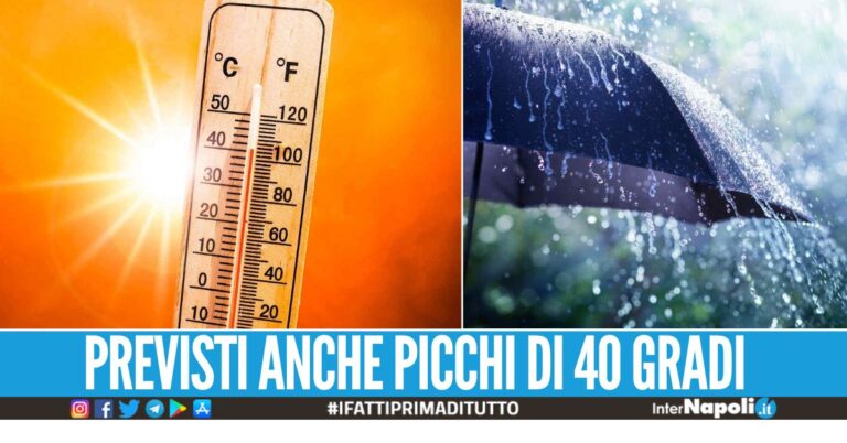 Il meteo spacca l'Italia in 2, sarà un weekend tra afa e piogge