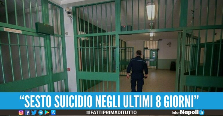 Detenuto si toglie la vita nel carcere di Avellino, l'allarme della penitenziaria