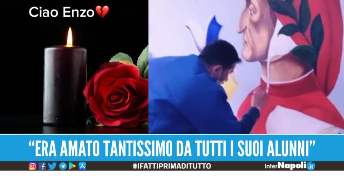 Addio al professore Enzo, lutto nella scuola ad Afragola