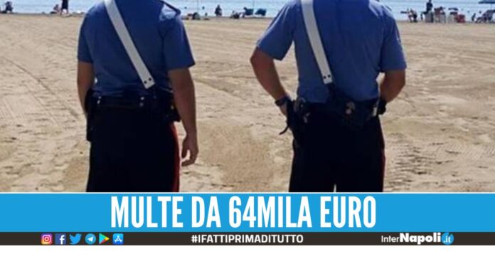 Controlli ai lidi a Torre del Greco, denunciati 4 imprenditori